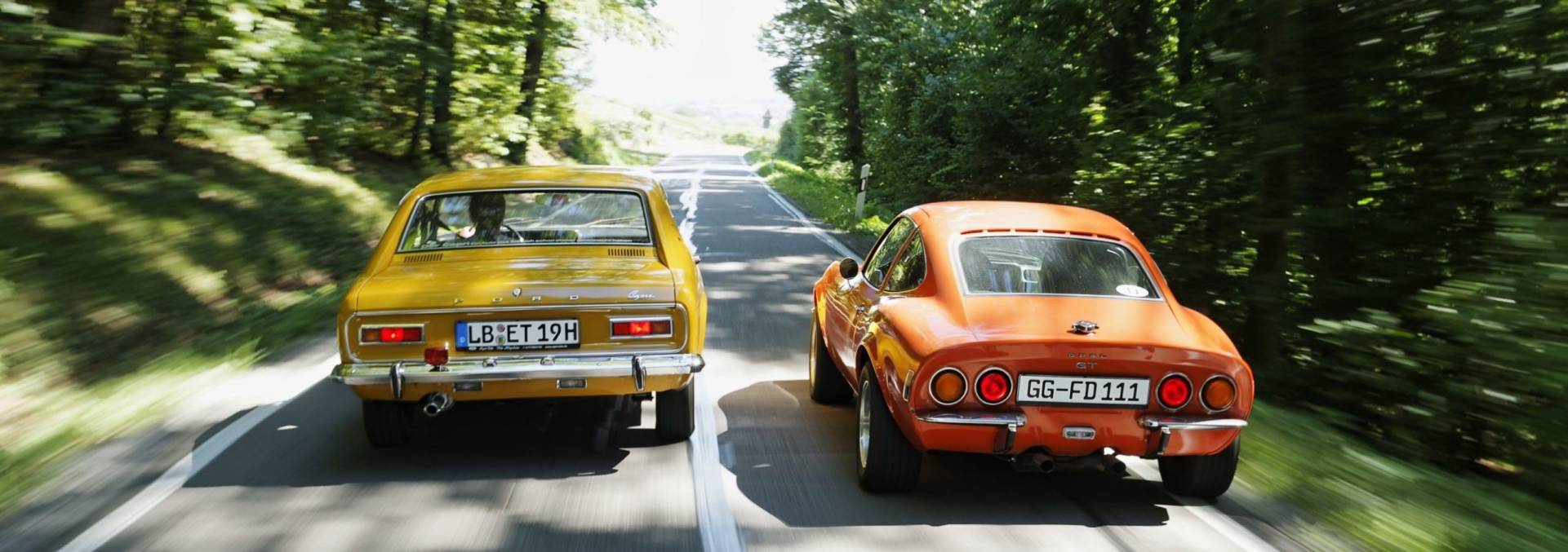 Ford Capri und Opel GT